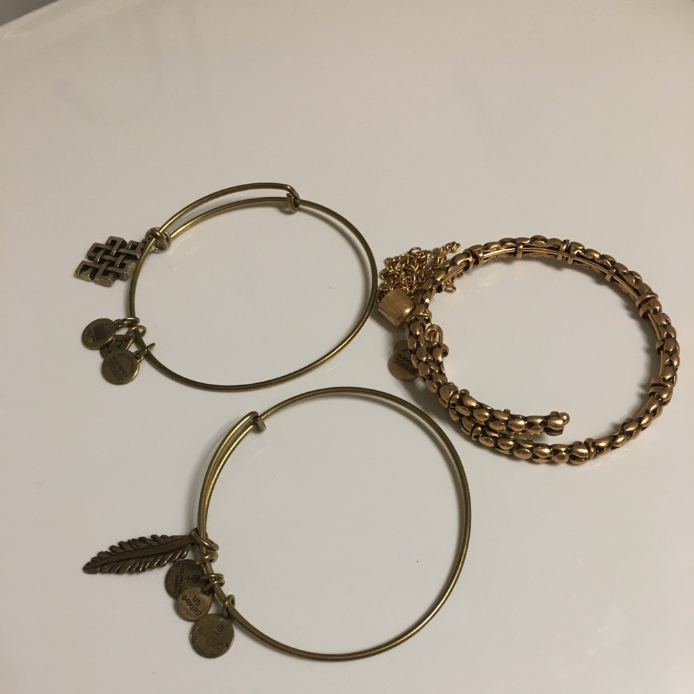 Alex and ani bracelets stack